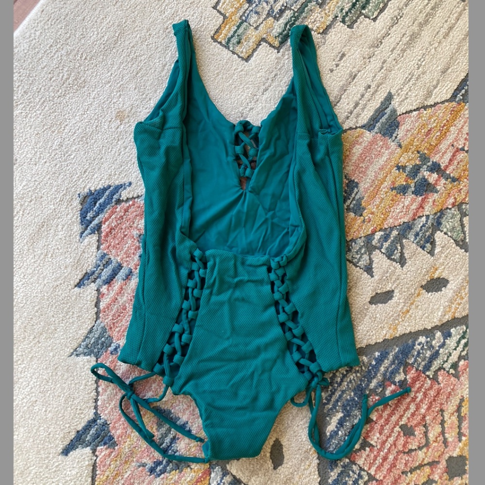 Strange Bikinis Stryker Cheeky Swimsuit--Monokini--Small--New, Never Worn - Picture 2 of 5